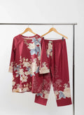 Pink Floral Printed Coord Set - 2 Piece