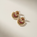 Ruby Red Earrings